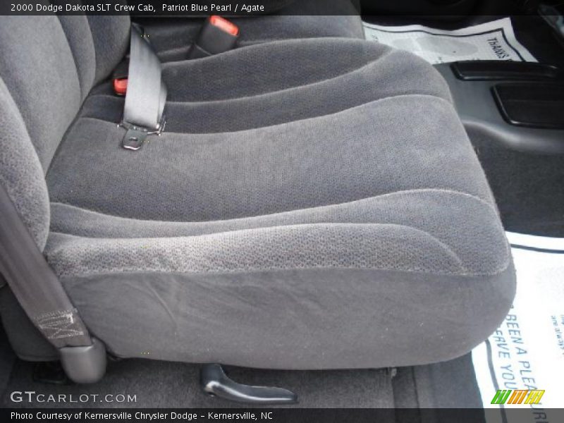 Patriot Blue Pearl / Agate 2000 Dodge Dakota SLT Crew Cab