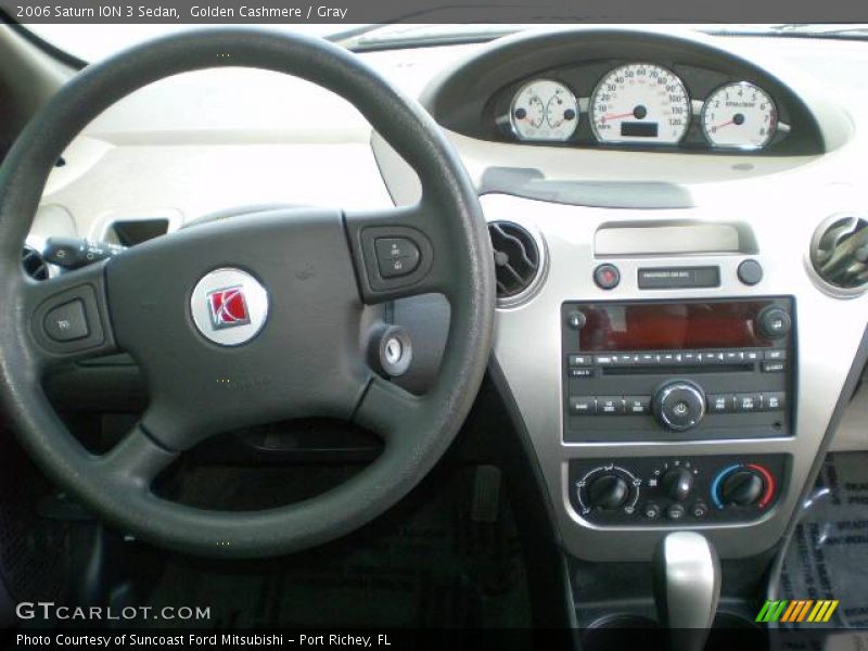 Golden Cashmere / Gray 2006 Saturn ION 3 Sedan