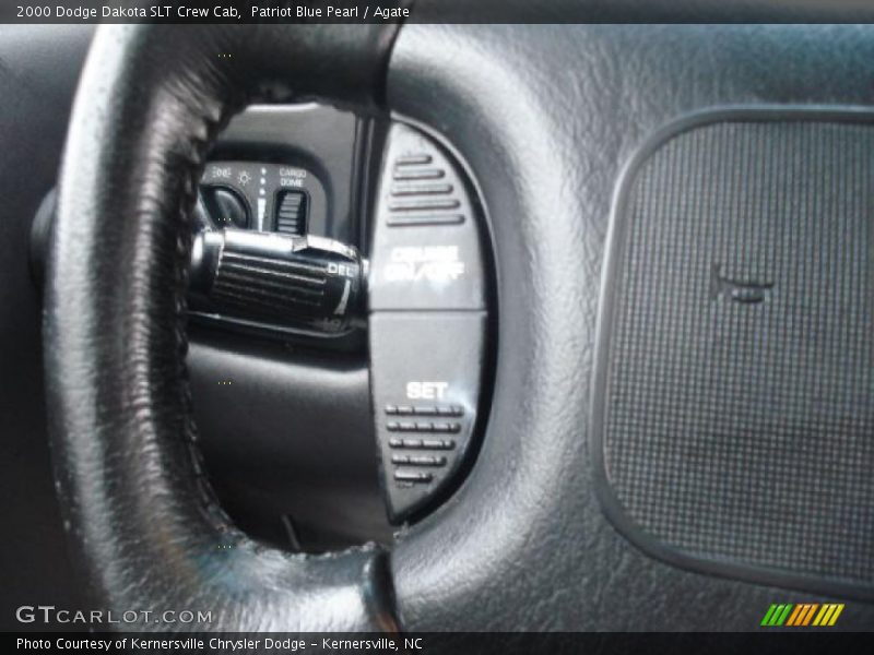 Patriot Blue Pearl / Agate 2000 Dodge Dakota SLT Crew Cab