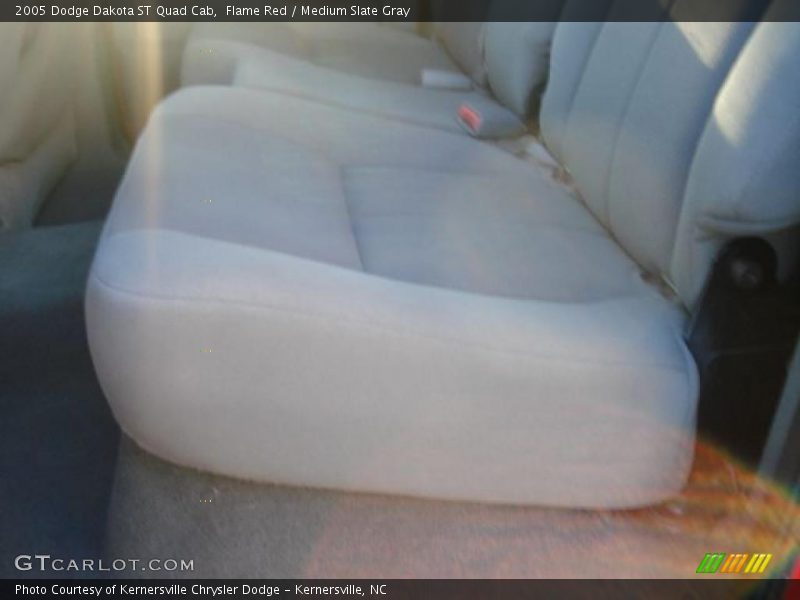 Flame Red / Medium Slate Gray 2005 Dodge Dakota ST Quad Cab