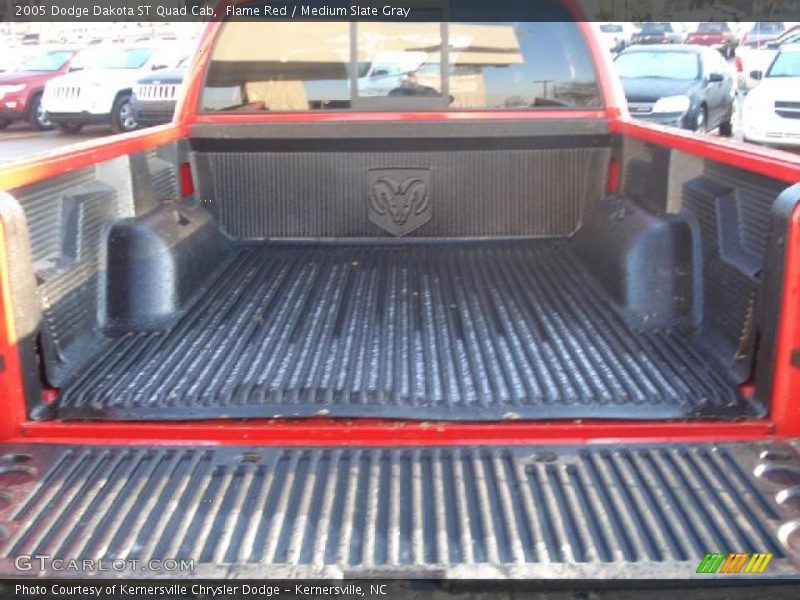 Flame Red / Medium Slate Gray 2005 Dodge Dakota ST Quad Cab