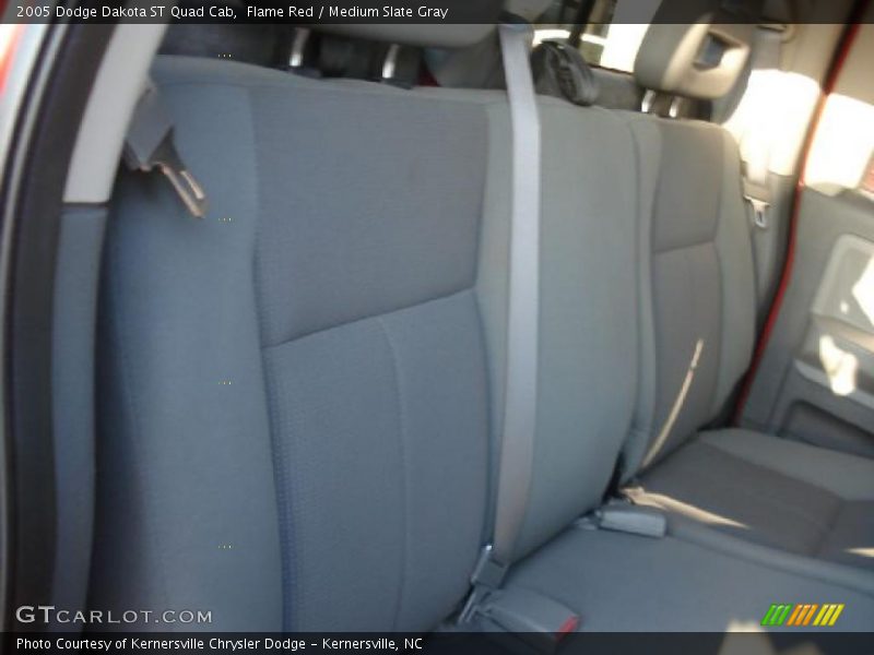 Flame Red / Medium Slate Gray 2005 Dodge Dakota ST Quad Cab