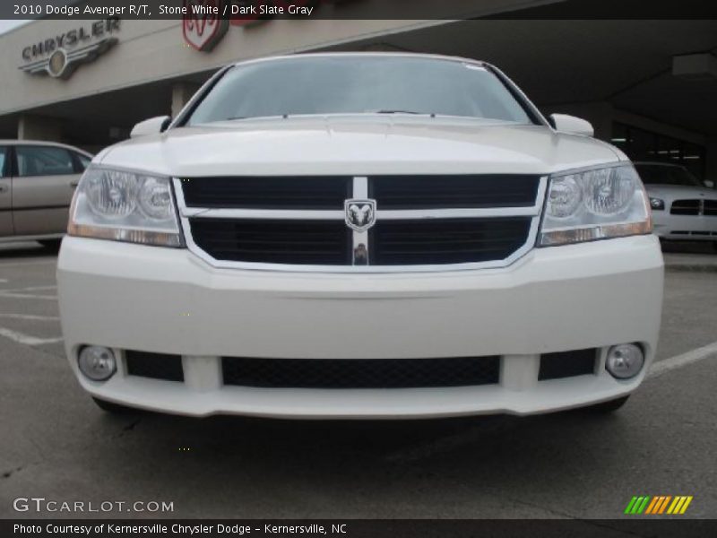 Stone White / Dark Slate Gray 2010 Dodge Avenger R/T