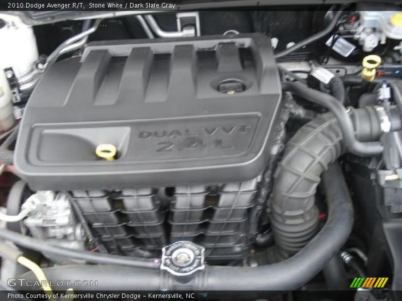Stone White / Dark Slate Gray 2010 Dodge Avenger R/T