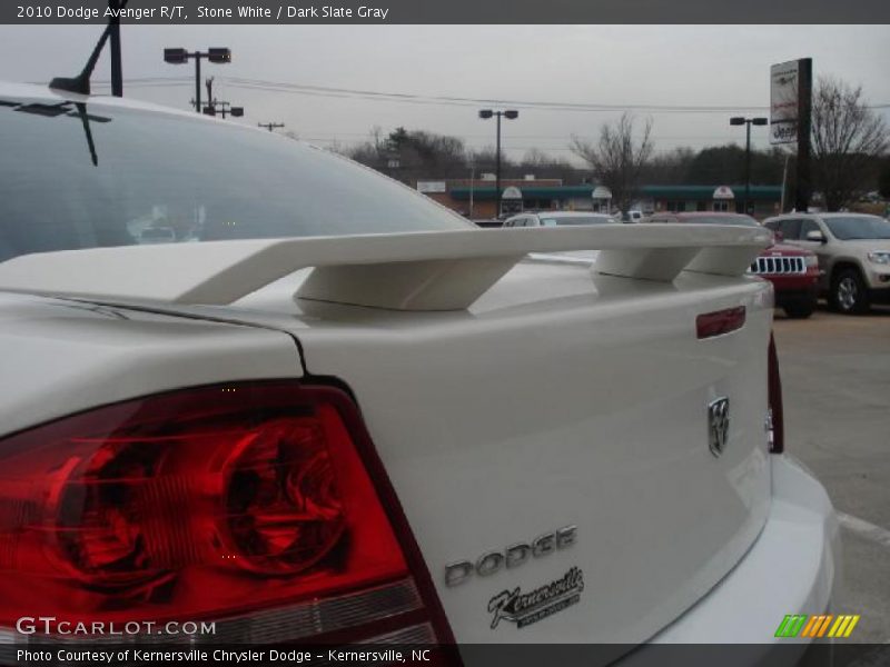 Stone White / Dark Slate Gray 2010 Dodge Avenger R/T
