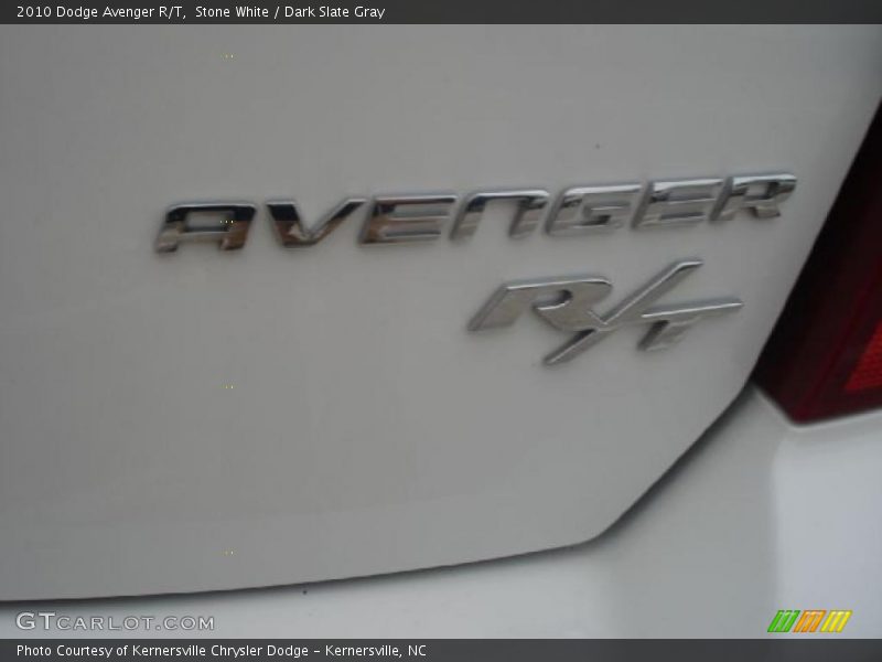 Stone White / Dark Slate Gray 2010 Dodge Avenger R/T