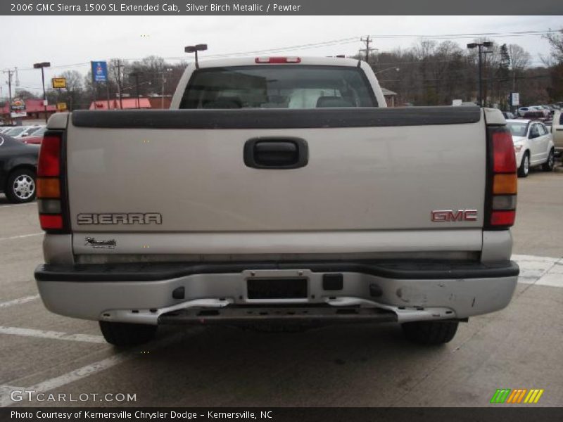 Silver Birch Metallic / Pewter 2006 GMC Sierra 1500 SL Extended Cab