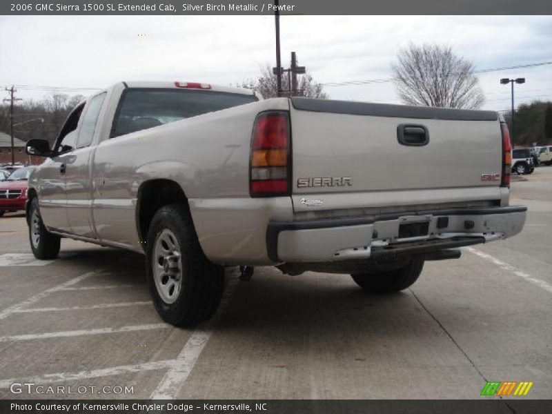 Silver Birch Metallic / Pewter 2006 GMC Sierra 1500 SL Extended Cab