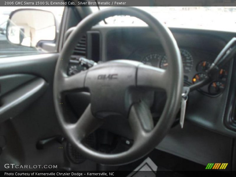 Silver Birch Metallic / Pewter 2006 GMC Sierra 1500 SL Extended Cab