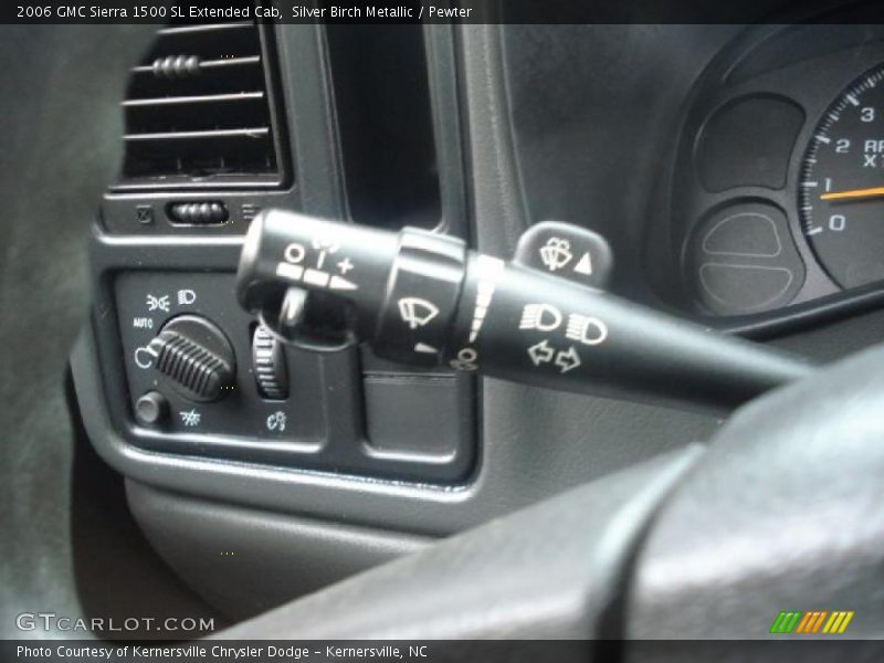 Silver Birch Metallic / Pewter 2006 GMC Sierra 1500 SL Extended Cab