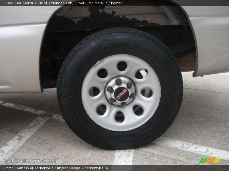 Silver Birch Metallic / Pewter 2006 GMC Sierra 1500 SL Extended Cab