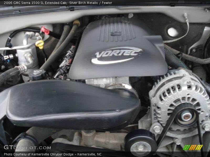 Silver Birch Metallic / Pewter 2006 GMC Sierra 1500 SL Extended Cab