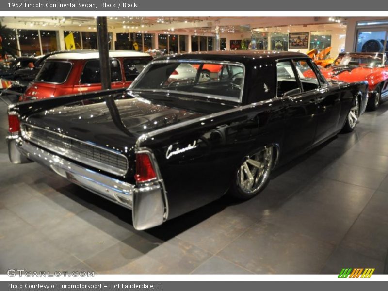 Black / Black 1962 Lincoln Continental Sedan