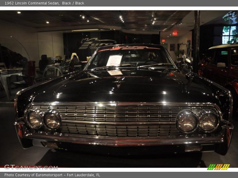 Black / Black 1962 Lincoln Continental Sedan