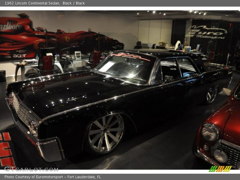 Black / Black 1962 Lincoln Continental Sedan