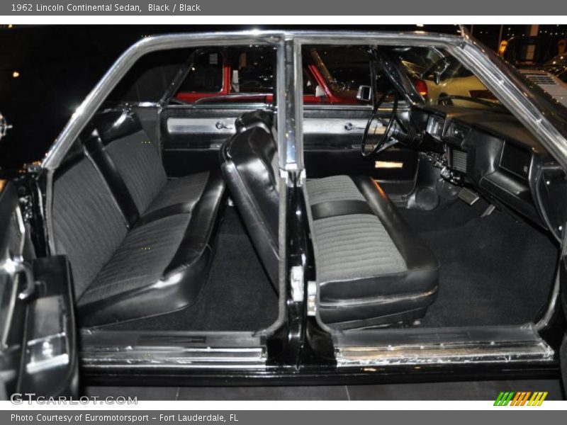  1962 Continental Sedan Black Interior