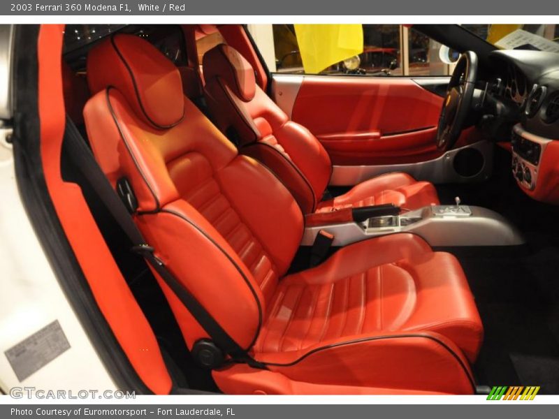  2003 360 Modena F1 Red Interior