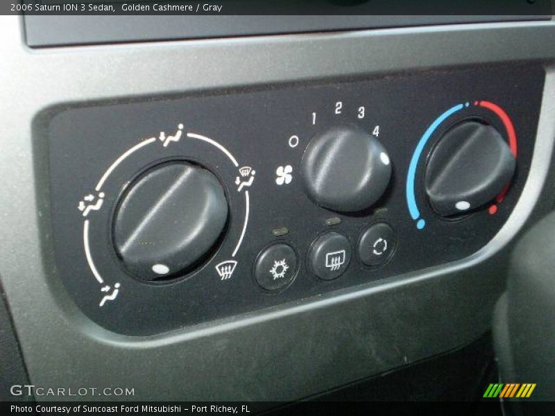 Golden Cashmere / Gray 2006 Saturn ION 3 Sedan