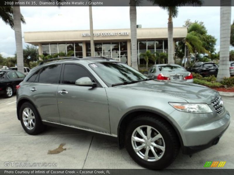 Diamond Graphite Metallic / Graphite 2008 Infiniti FX 35