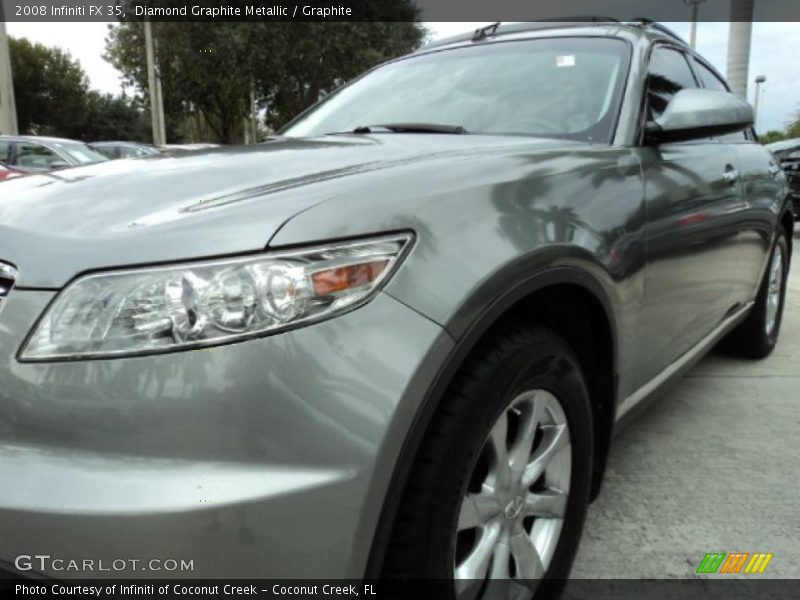 Diamond Graphite Metallic / Graphite 2008 Infiniti FX 35