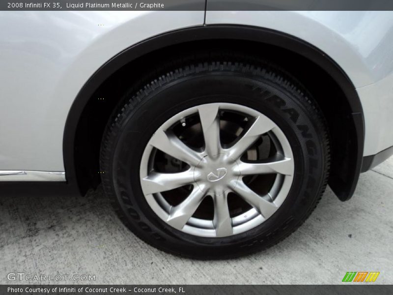 Liquid Platinum Metallic / Graphite 2008 Infiniti FX 35
