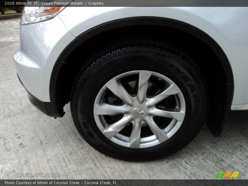 Liquid Platinum Metallic / Graphite 2008 Infiniti FX 35