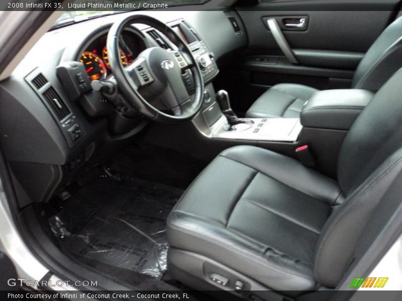 Liquid Platinum Metallic / Graphite 2008 Infiniti FX 35