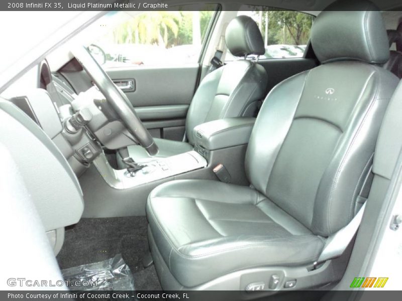 Liquid Platinum Metallic / Graphite 2008 Infiniti FX 35