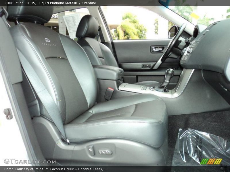 Liquid Platinum Metallic / Graphite 2008 Infiniti FX 35