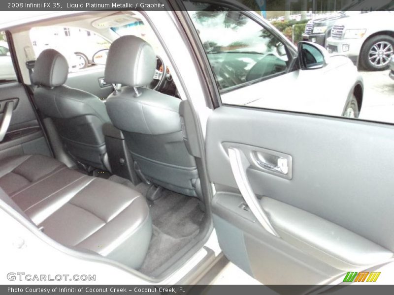 Liquid Platinum Metallic / Graphite 2008 Infiniti FX 35