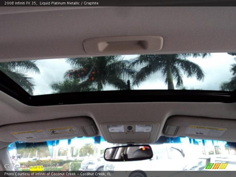 Liquid Platinum Metallic / Graphite 2008 Infiniti FX 35