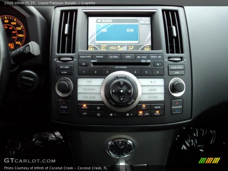 Liquid Platinum Metallic / Graphite 2008 Infiniti FX 35
