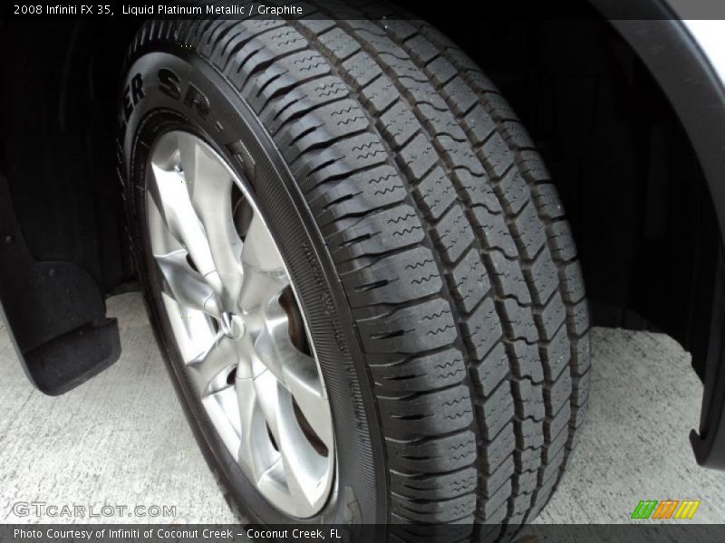 Liquid Platinum Metallic / Graphite 2008 Infiniti FX 35