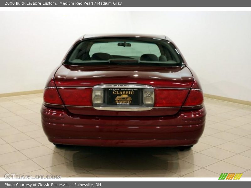 Medium Red Pearl / Medium Gray 2000 Buick LeSabre Custom