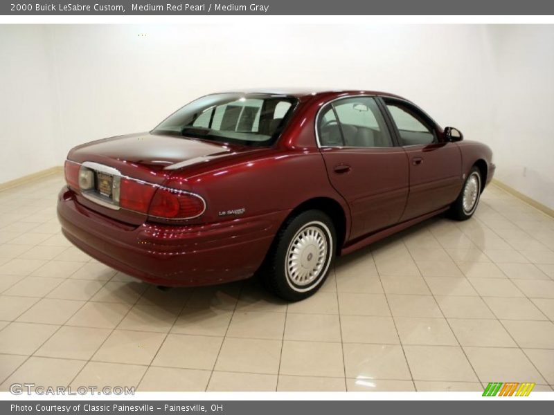 Medium Red Pearl / Medium Gray 2000 Buick LeSabre Custom