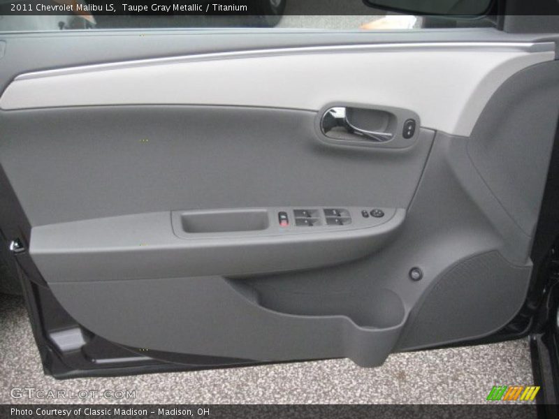 Taupe Gray Metallic / Titanium 2011 Chevrolet Malibu LS