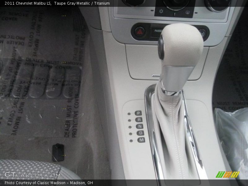 Taupe Gray Metallic / Titanium 2011 Chevrolet Malibu LS