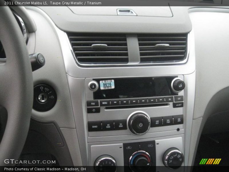 Taupe Gray Metallic / Titanium 2011 Chevrolet Malibu LS