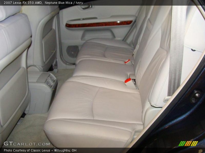 Neptune Blue Mica / Ivory 2007 Lexus RX 350 AWD
