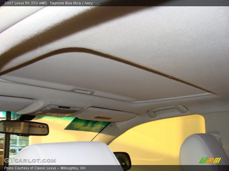 Neptune Blue Mica / Ivory 2007 Lexus RX 350 AWD