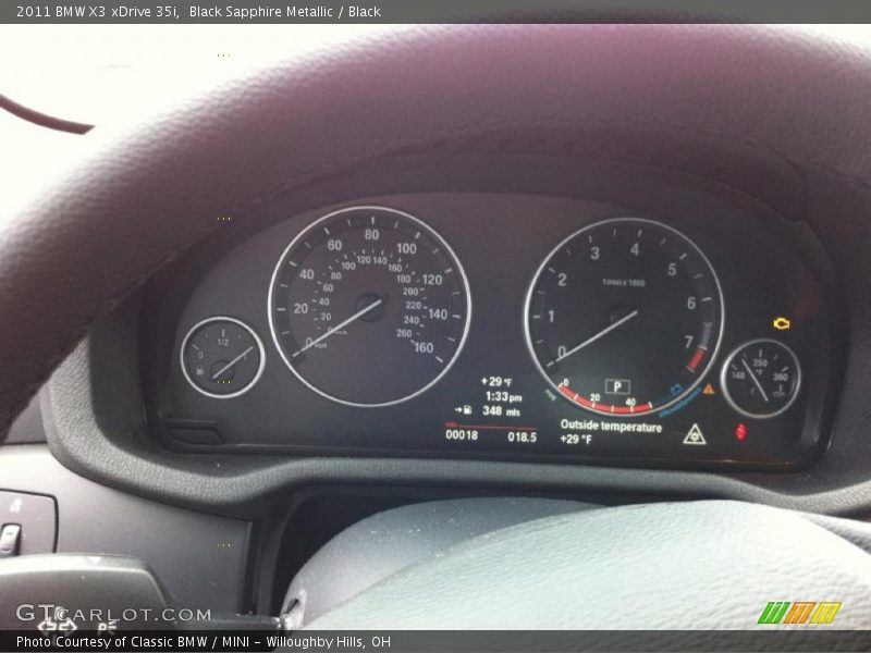  2011 X3 xDrive 35i xDrive 35i Gauges