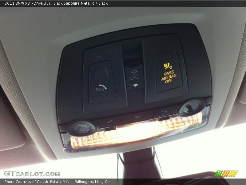 Black Sapphire Metallic / Black 2011 BMW X3 xDrive 35i