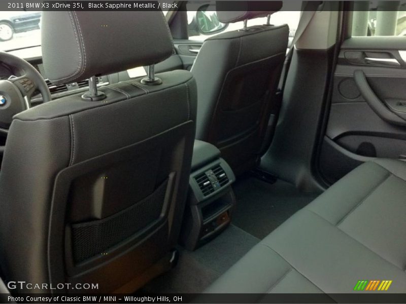  2011 X3 xDrive 35i Black Interior