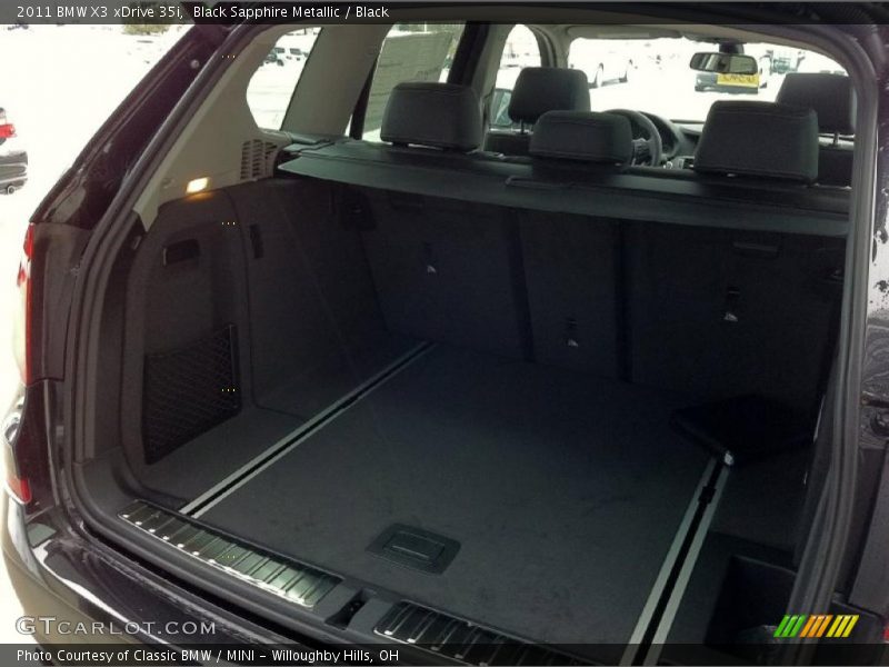 2011 X3 xDrive 35i Trunk