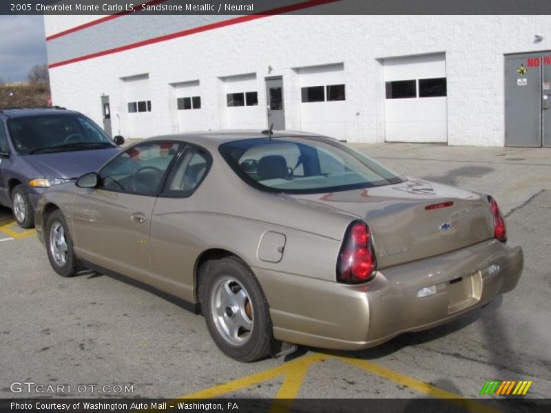 Sandstone Metallic / Neutral 2005 Chevrolet Monte Carlo LS