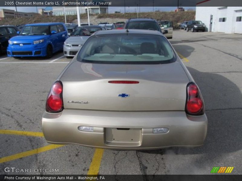Sandstone Metallic / Neutral 2005 Chevrolet Monte Carlo LS