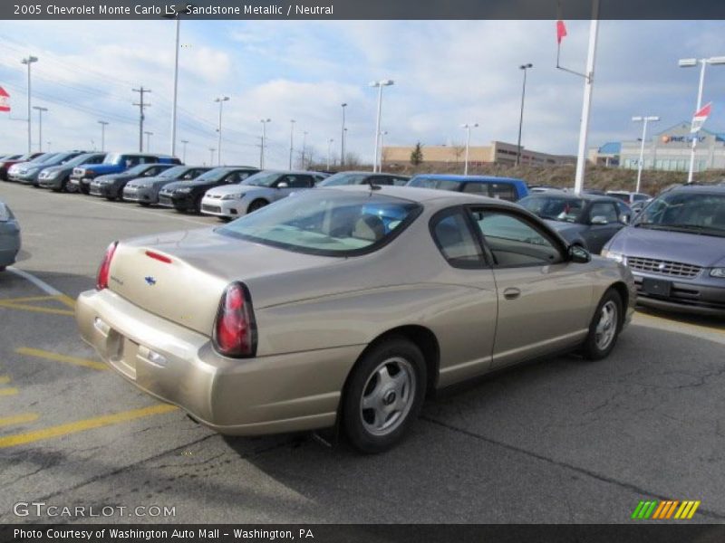 Sandstone Metallic / Neutral 2005 Chevrolet Monte Carlo LS