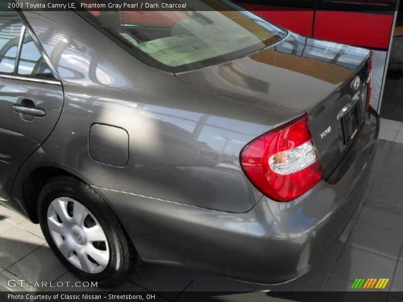 Phantom Gray Pearl / Dark Charcoal 2003 Toyota Camry LE