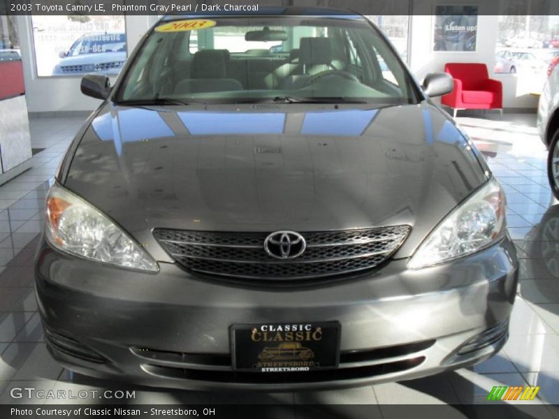 Phantom Gray Pearl / Dark Charcoal 2003 Toyota Camry LE