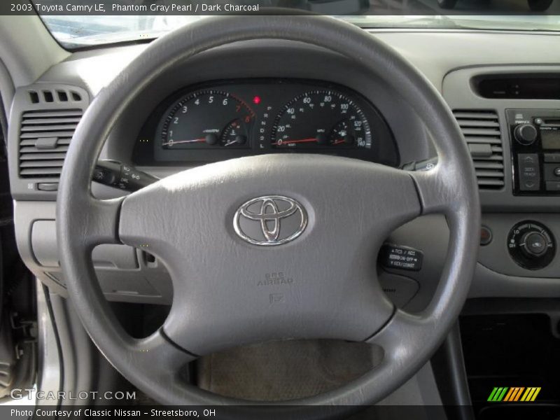 Phantom Gray Pearl / Dark Charcoal 2003 Toyota Camry LE